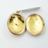 Antique 14ct Yellow Gold Horse Shoe Locket Pendant - C/1898 Engraved #24683 - Image 2