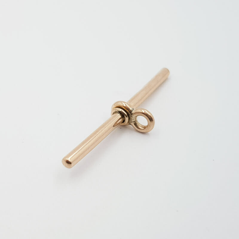 Antique Vintage 9ct Yellow Gold Swivel T-Bar Pendant 38mm Hallmarked #59567 Antique Vintage 9ct Yellow Gold Swivel T-Bar Pendant 38mm Hallmarked #59567 - Image 8
