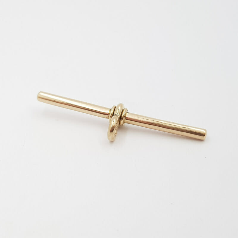 Antique Vintage 9ct Yellow Gold Swivel T-Bar Pendant 38mm Hallmarked #59567 Antique Vintage 9ct Yellow Gold Swivel T-Bar Pendant 38mm Hallmarked #59567 - Image 7