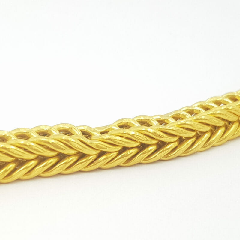 70cm 23ct Thai Yellow Gold Snake Chain Necklace #59940