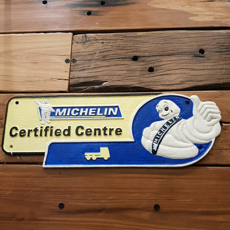 Michelin Certified Service Centre Cast Iron Garage Sign #59121