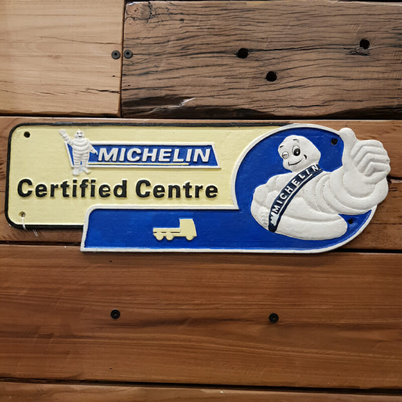 Michelin Certified Service Centre Cast Iron Garage Sign #59121