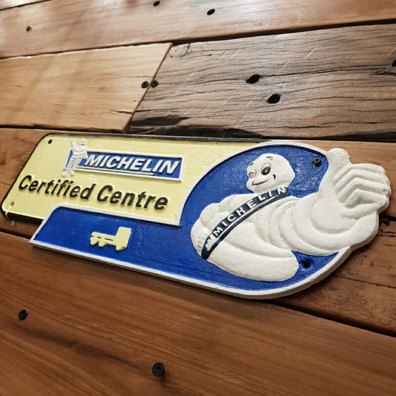 Michelin Certified Service Centre Cast Iron Garage Sign #59121