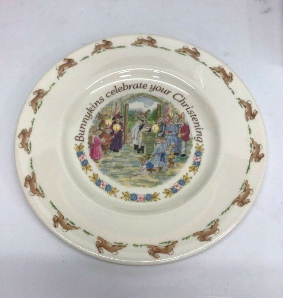 Royal Doulton Bunnykins Celebrate Christening Plate (8inch 20.5cm) #37360