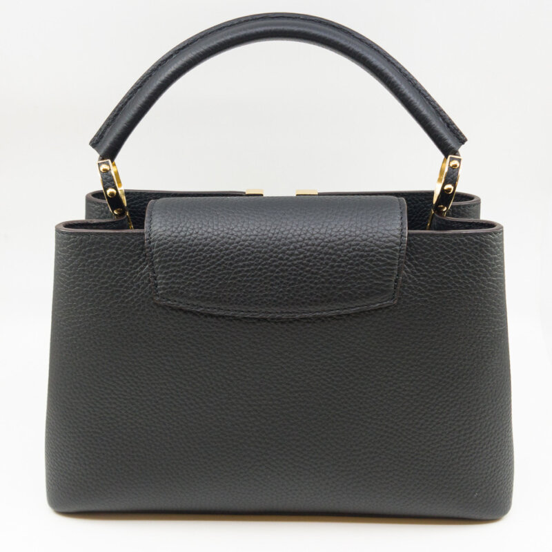 Louis Vuitton Capucines MM Black Bag M42259 + Receipt / Box #58279