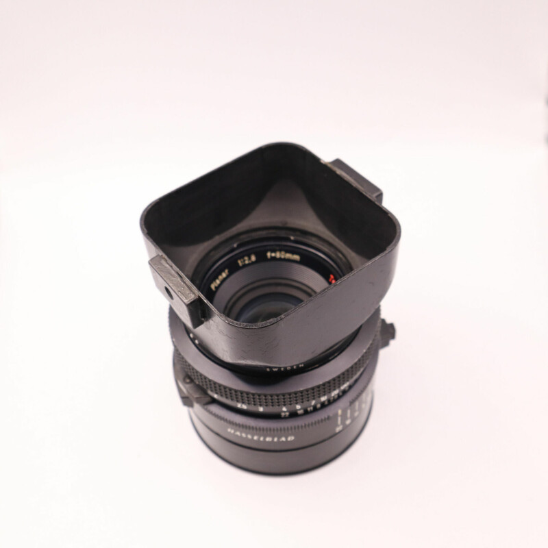 Hasselblad Carl Zeiss Planar T* 80mm F2.8 Camera Lens with Front Cap & Hood #55764