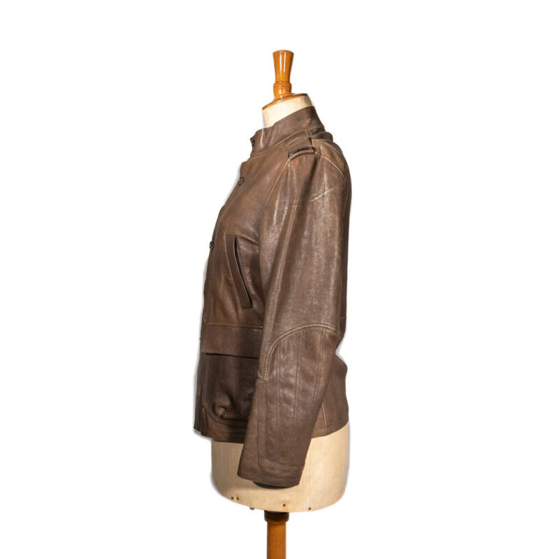 Vintage Louis Vuitton Deerskin Leather Jacket Size 48 #58401