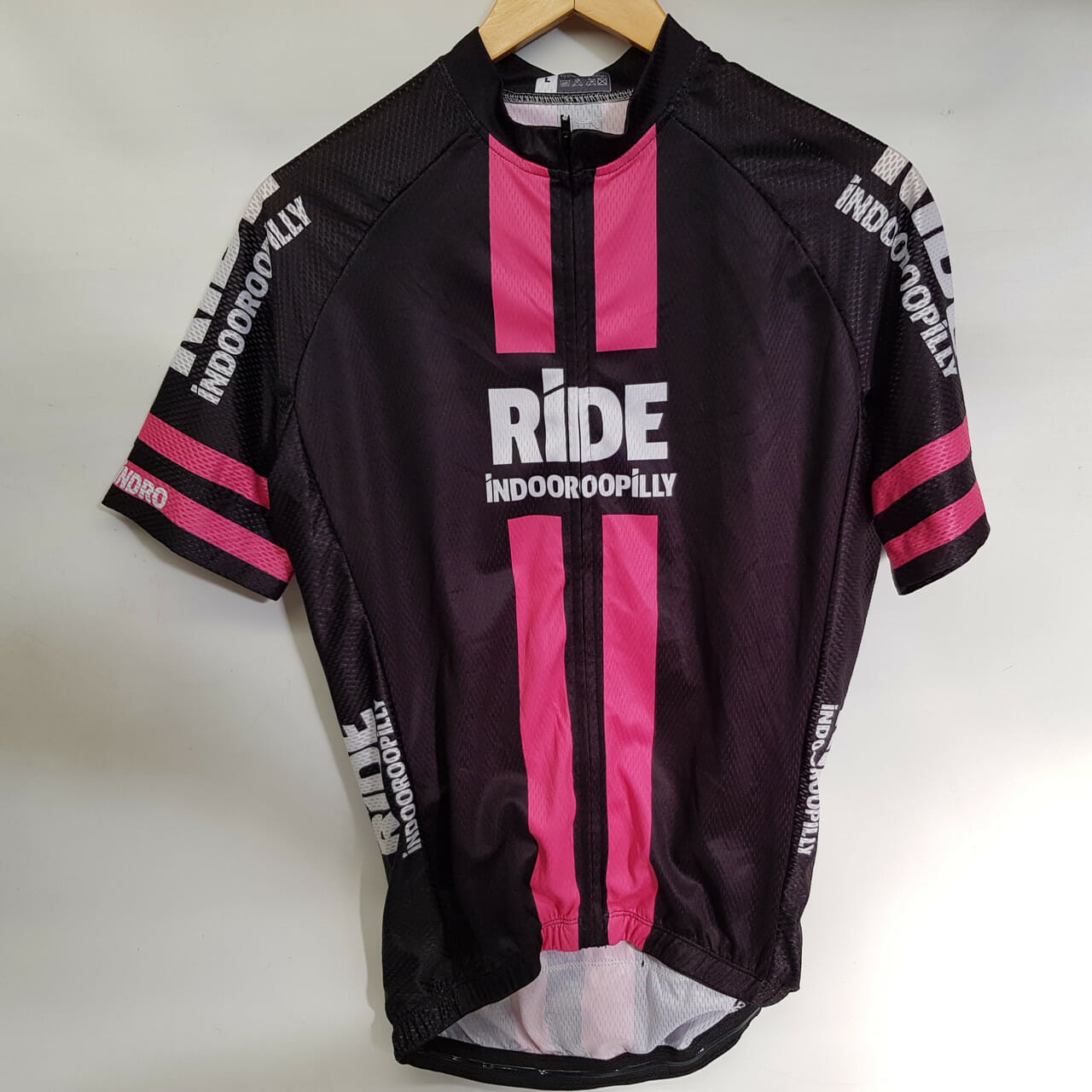 RIDE INDOOROOPILLY JERSEY PINK SIZE L #48882-1