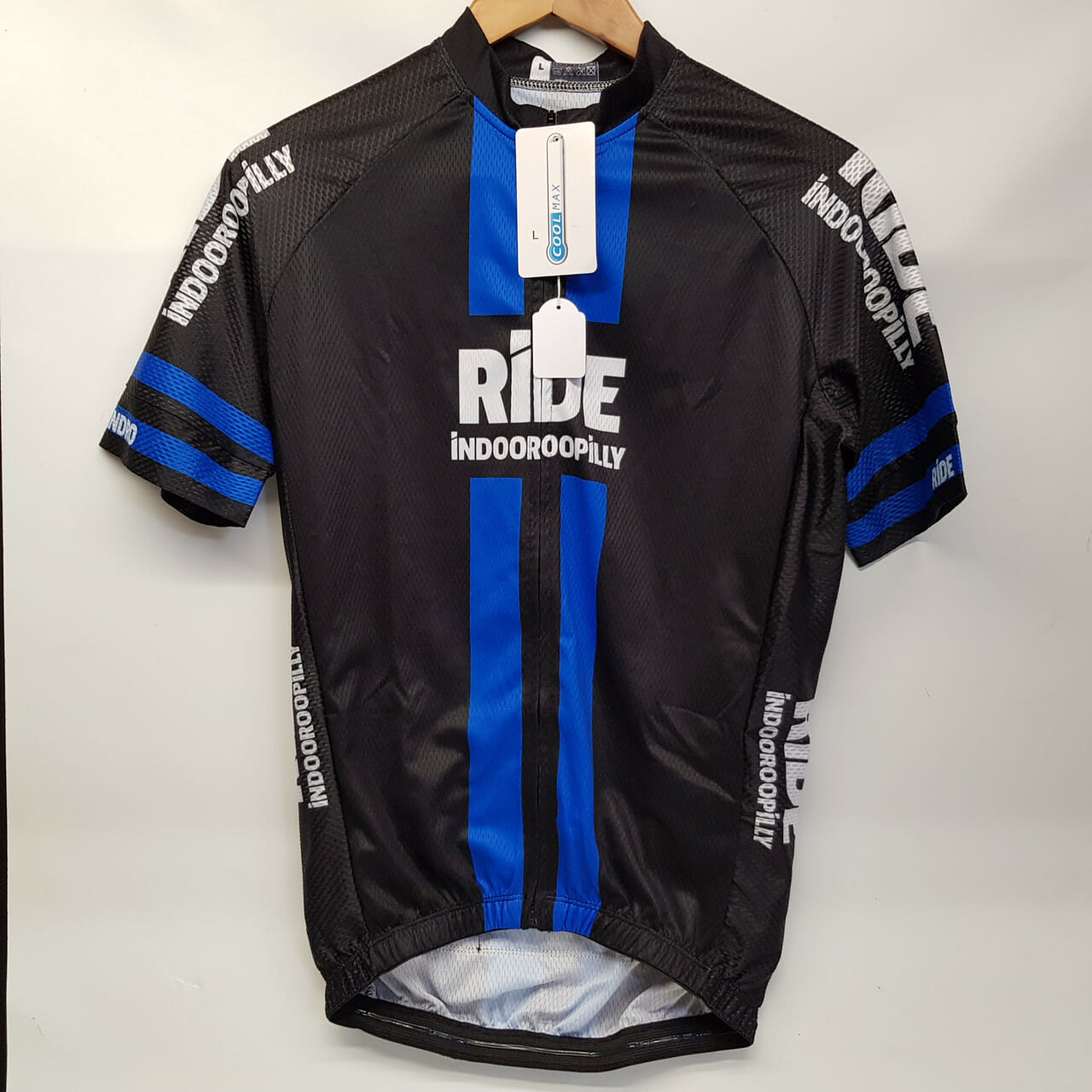 RIDE INDOOROOPILLY JERSEY BLUE SIZE L #48883-1