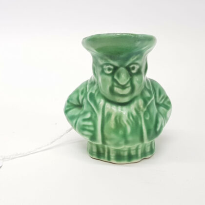 RARE SYLVAC GREEN MINIATURE CHARACTER TOBY MUG / JUG 1289 #48722