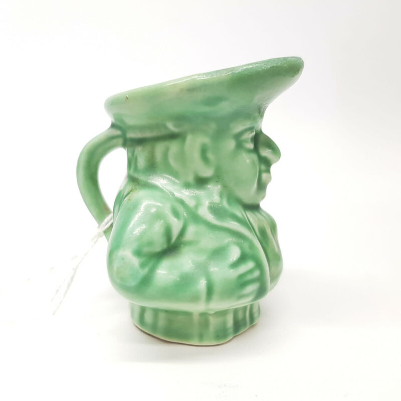 Rare Sylvac Green Miniature Character Toby Mug / Jug 1289 #48722