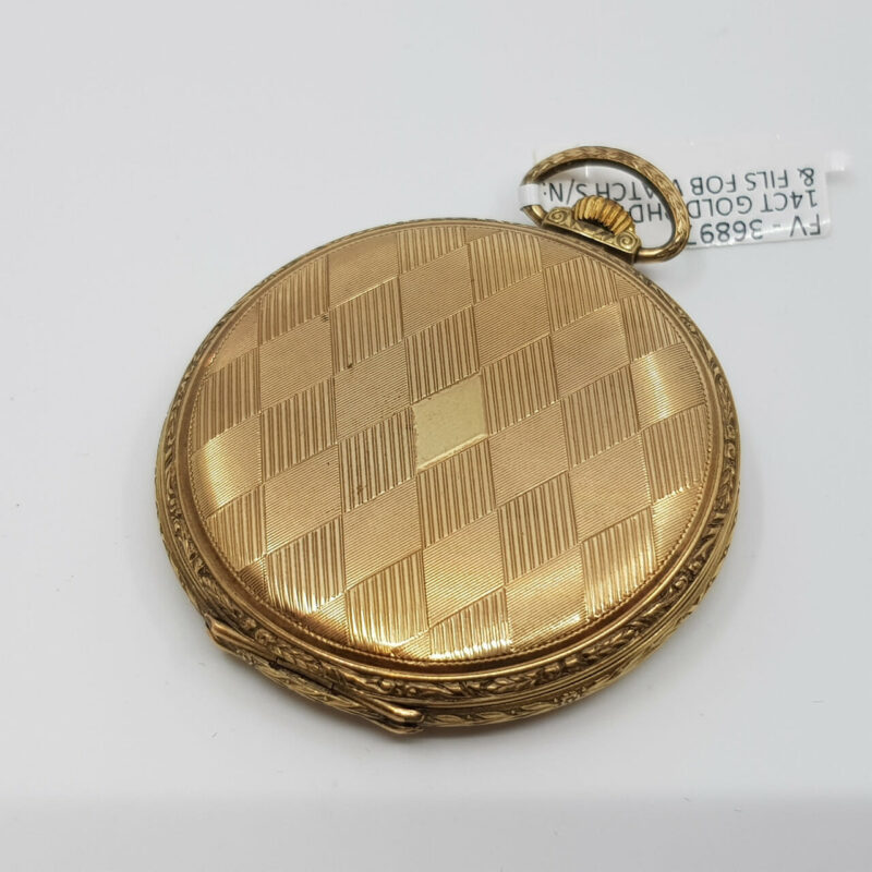 14ct Solid Yellow Gold Philippe Dubois & Fils Pocket Fob Watch #36897