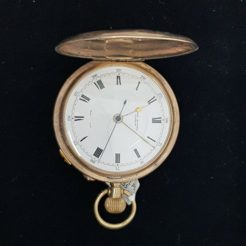 9CT SOLID YELLOW GOLD JOHN RUSSELL POCKET FOB WATCH #5959