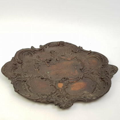 VINTAGE COPPERED TRAY #46776