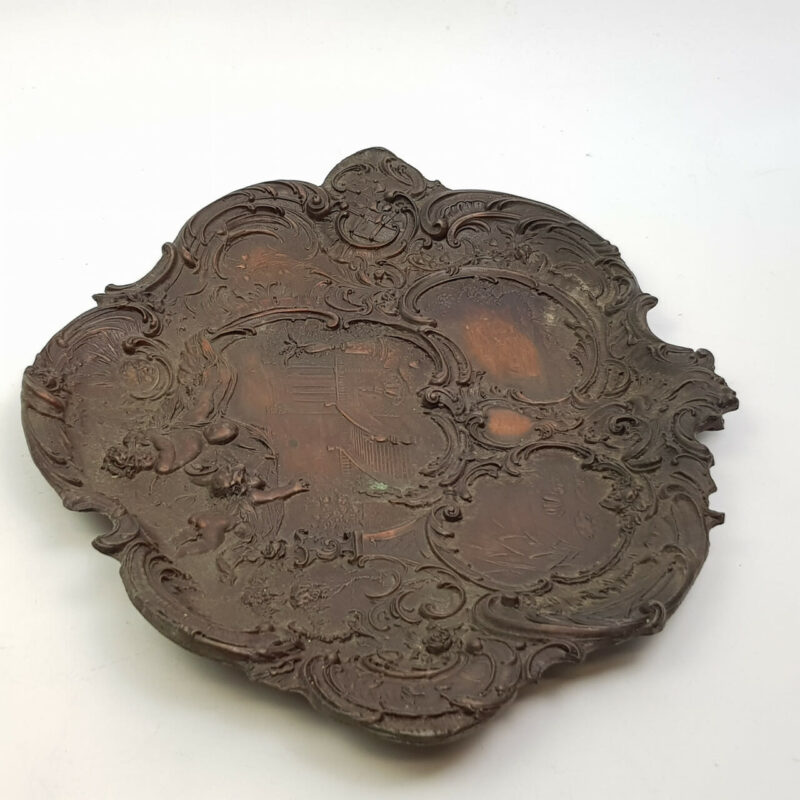 VINTAGE COPPERED TRAY #46776