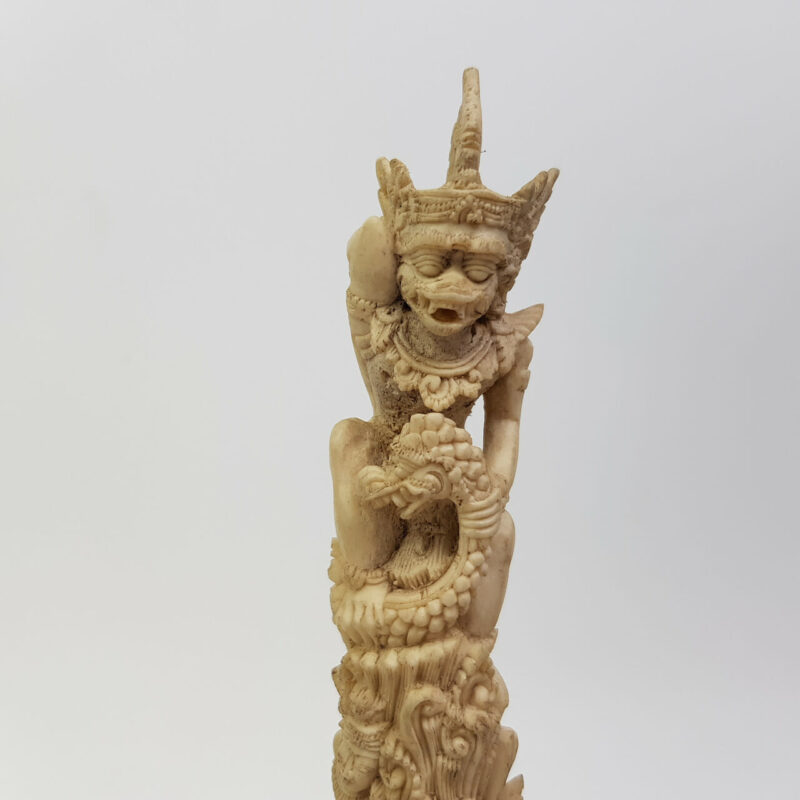 CARVED BONE DRAGON ZOOMORPHIC FIGURINE / STATUE #43508