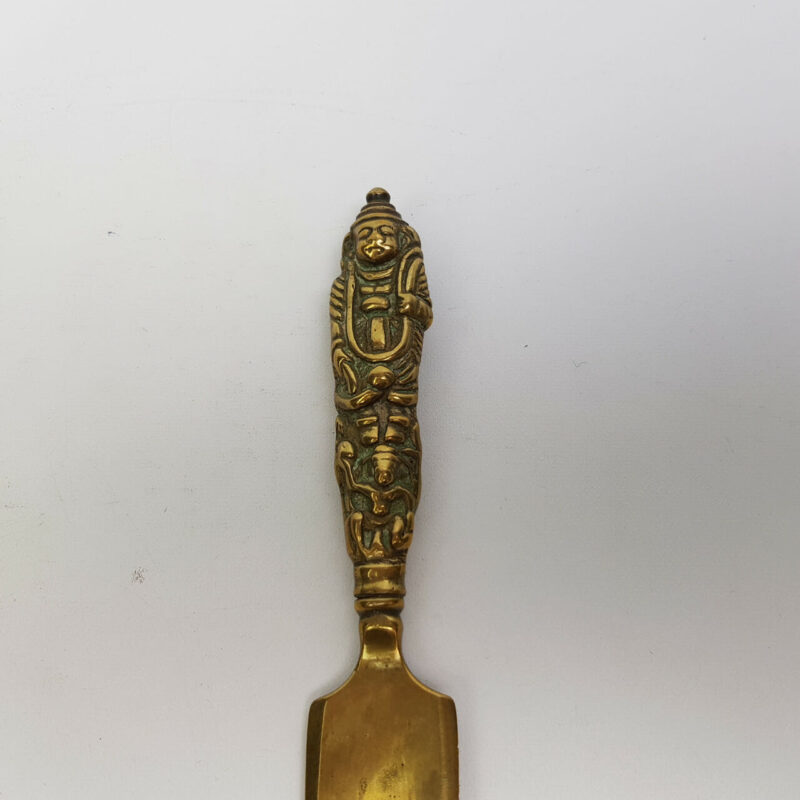 VINTAGE BRASS LETTER OPENER KNIFE #47084