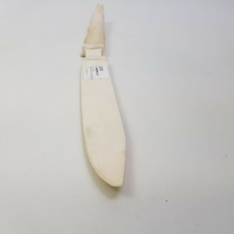 CARVED BONE CROCODILE SHAPE LETTER OPENER #47076