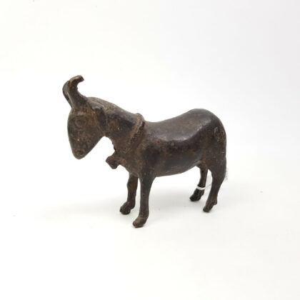 ANTIQUE BRONZE GOAT STATUE #47072