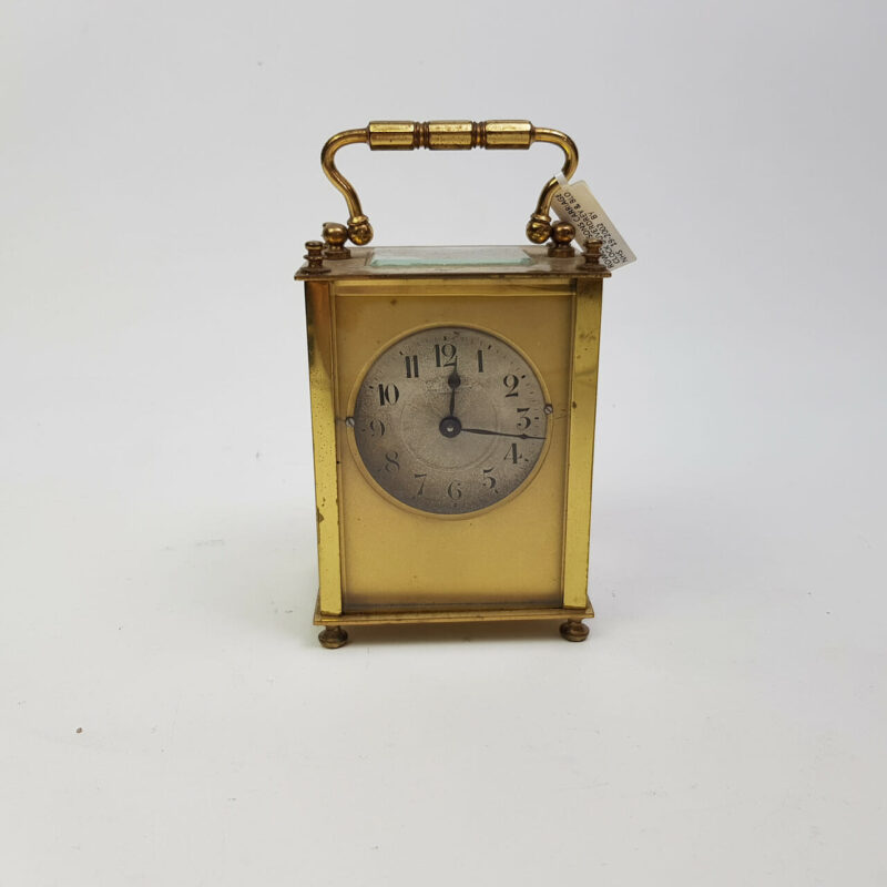 ROWELL & SONS CARRIAGE CLOCK DUVERDREY & BLOQUEL FRENCH MOVEMENT #48032