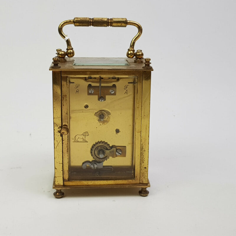 ROWELL & SONS CARRIAGE CLOCK DUVERDREY & BLOQUEL FRENCH MOVEMENT #48032