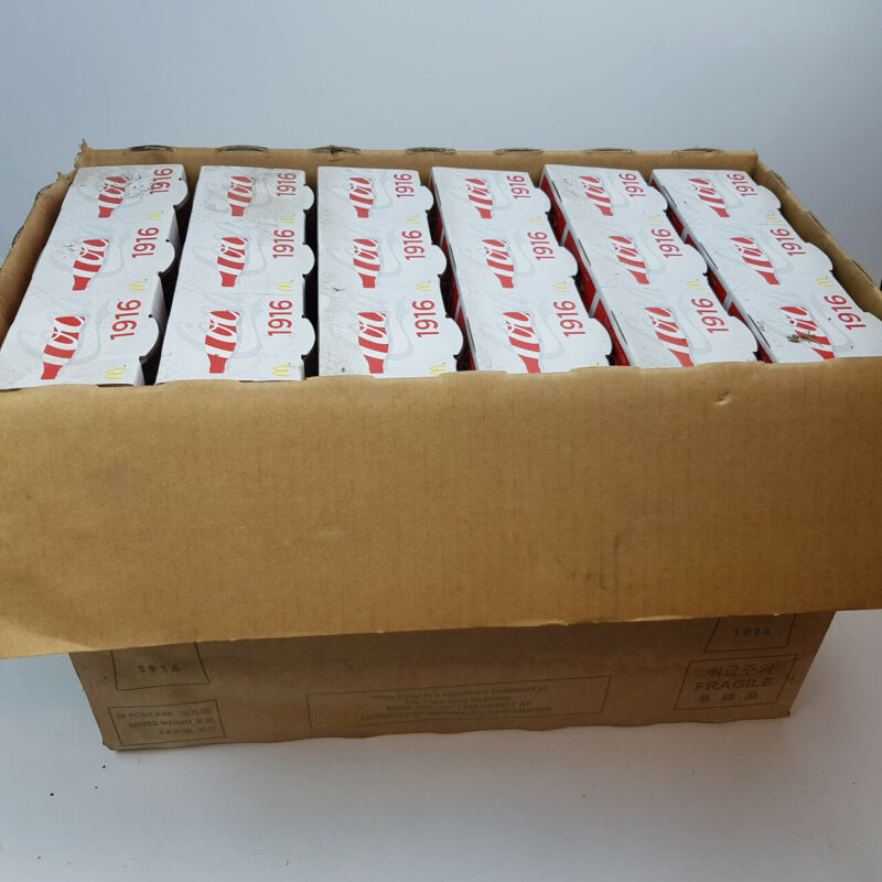 36x COCA COLA MCDONALDS GLASSES 2015 COLLECTIONS CELEBRATING 100 YEARS #51685