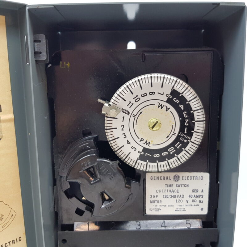 GE General Electric Cr121 Type a And B Time Switch Control #2000019