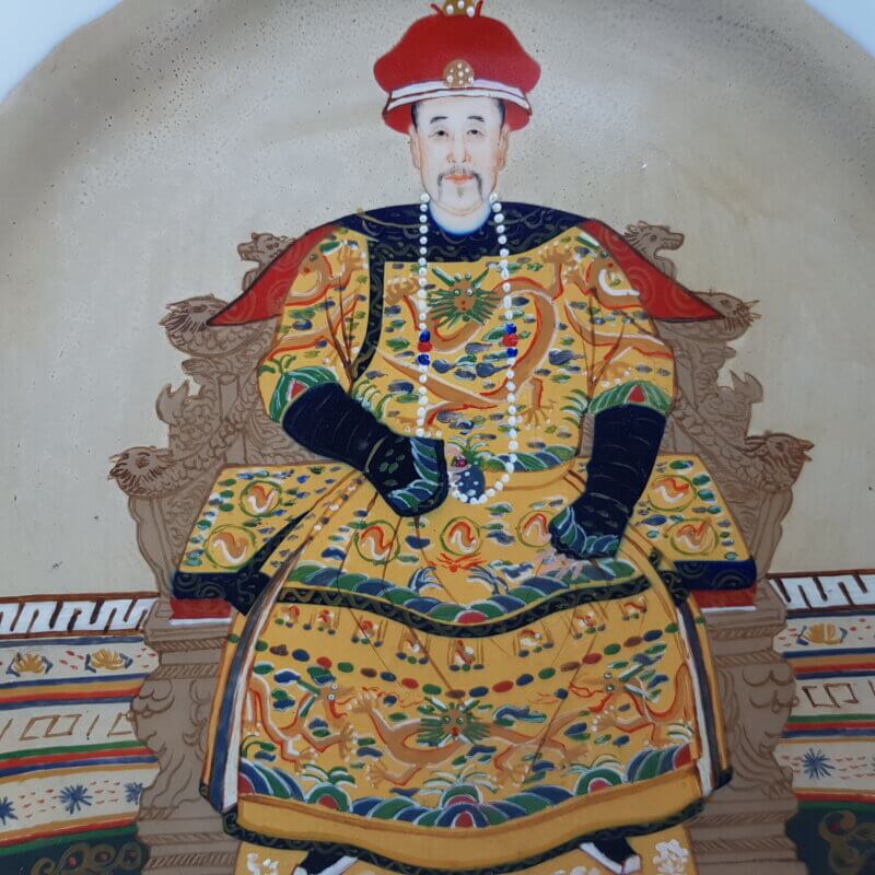 Hand Painted Plate - Chinese Emperor #46641