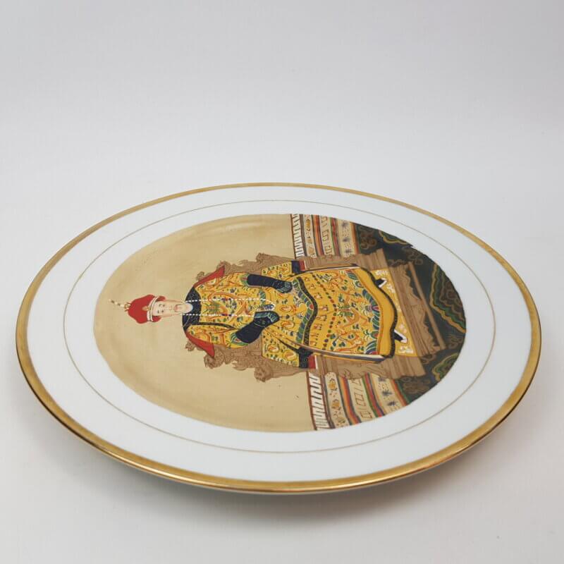 Hand Painted Plate - Chinese Emperor #46641