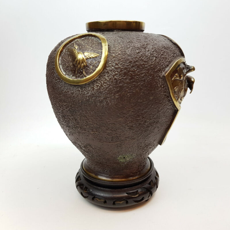 JAPANESE BRASS VASE #47136