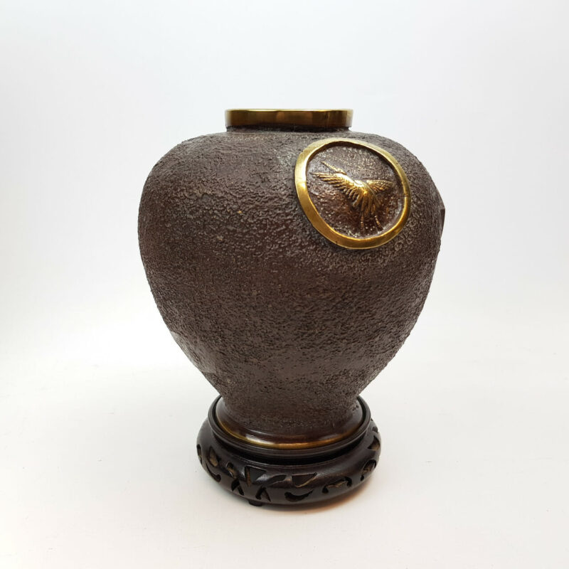 JAPANESE BRASS VASE #47136