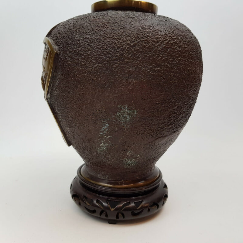 JAPANESE BRASS VASE #47136