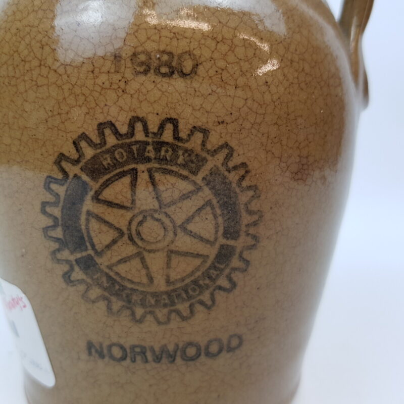 Retro Norwood Rotary Clay Pot/jug Circa 1980'S #38966