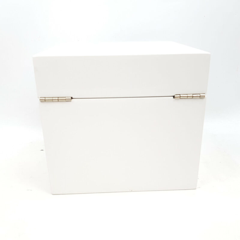 JEWELLERY BOX WITH MIRROR - WHITE #50084