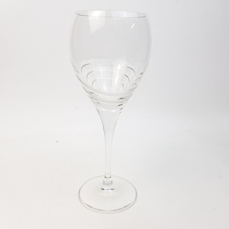 Set of 3 Crystal Glasses - Swirl Design #38736
