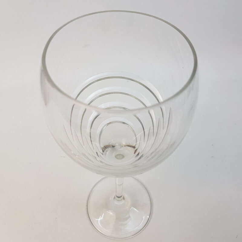 Set of 3 Crystal Glasses - Swirl Design #38736