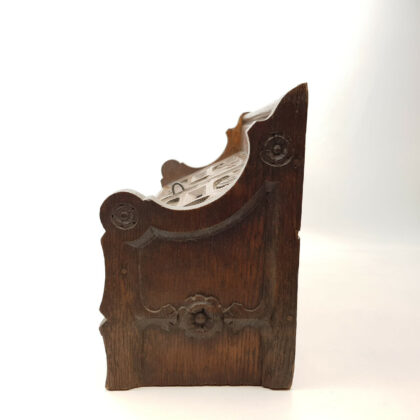 ANTIQUE OAK CHURCH DONATION BOX #51876