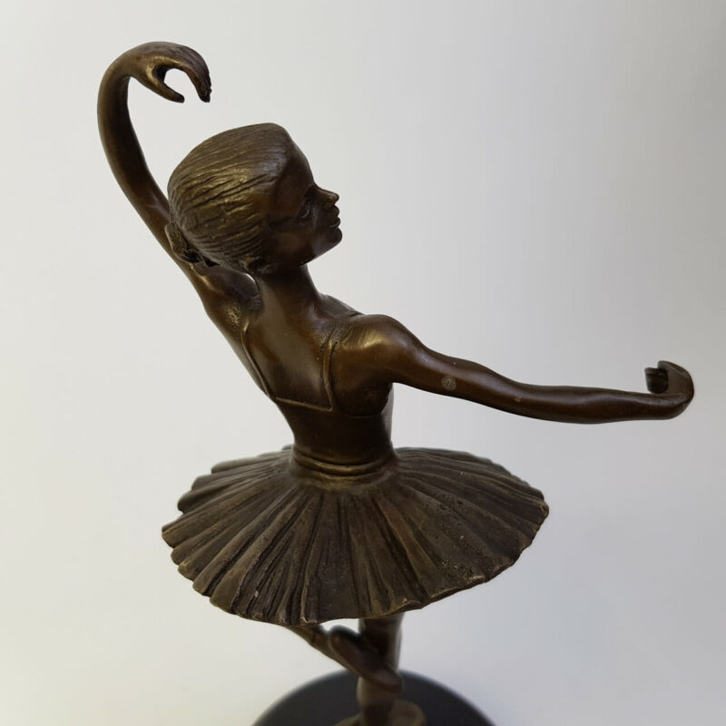 BRONZE STATUE / FIGURE OF A DANCING BALLERINA #51873