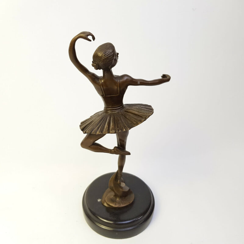 BRONZE STATUE / FIGURE OF A DANCING BALLERINA #51873