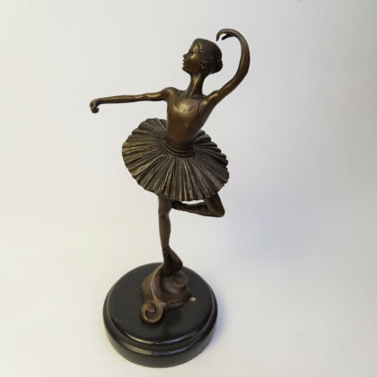 BRONZE STATUE / FIGURE OF A DANCING BALLERINA #51873