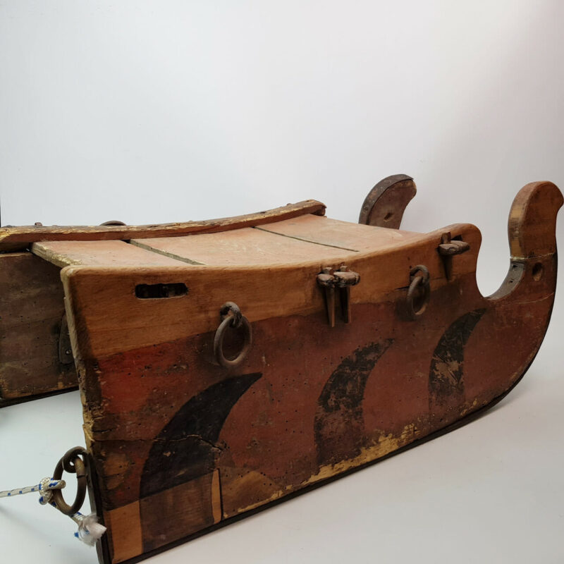 ANTIQUE WOODEN SLEDGE / SLEIGH (A/F) #36752