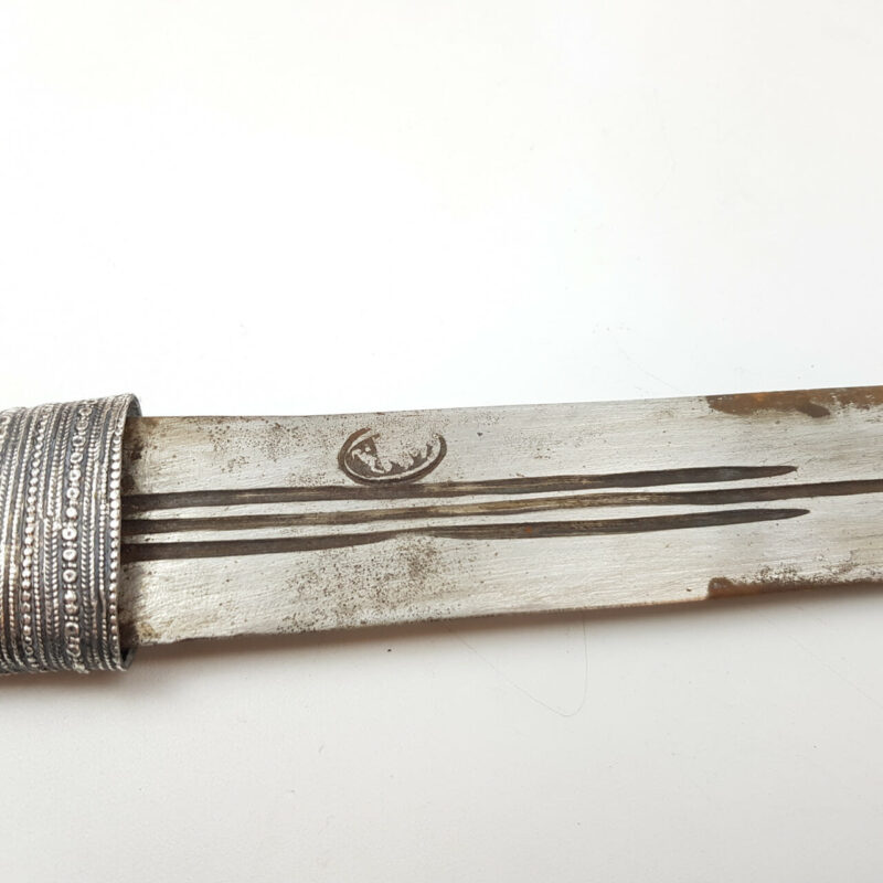 ANTIQUE ORNATE SILVER SWORD WITH SHEATH #41440