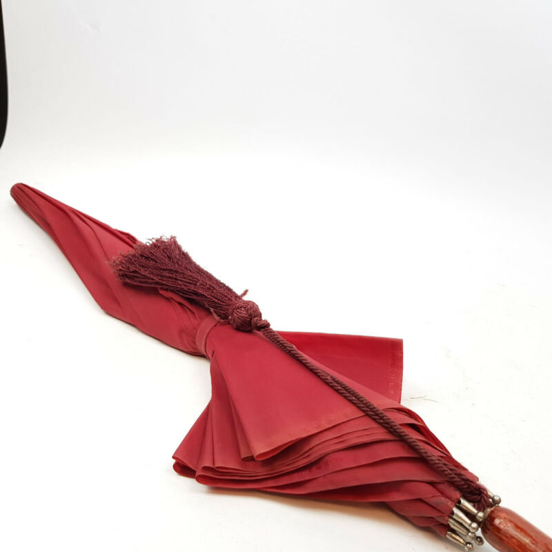 VINTAGE PARASOL UMBRELLA - RED #49435