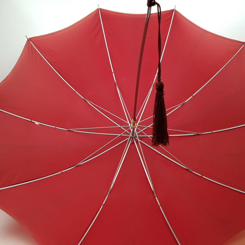 VINTAGE PARASOL UMBRELLA - RED #49435