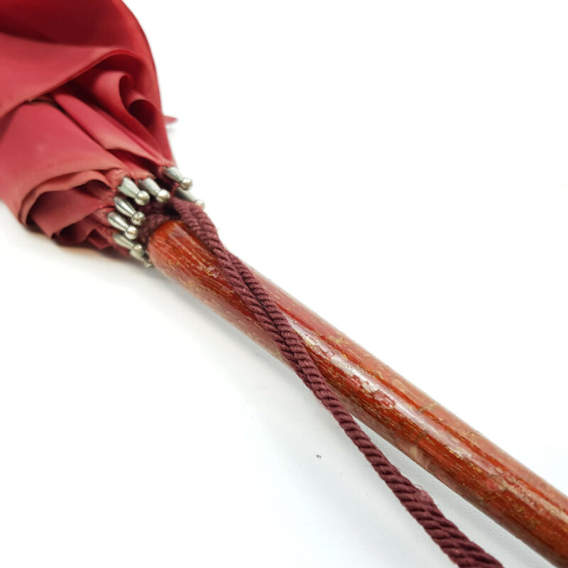 VINTAGE PARASOL UMBRELLA - RED #49435