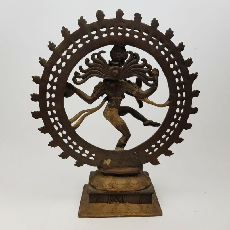 NATARAJA (DANCING FORM OF SHIVA) BRONZE STATUE #52217