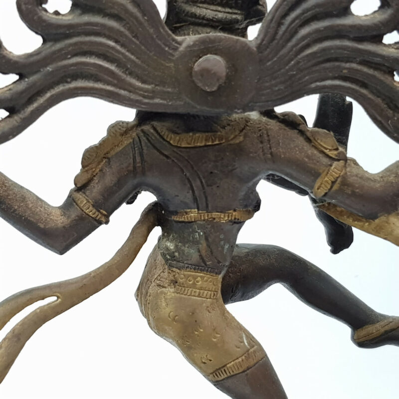 NATARAJA (DANCING FORM OF SHIVA) BRONZE STATUE #52217