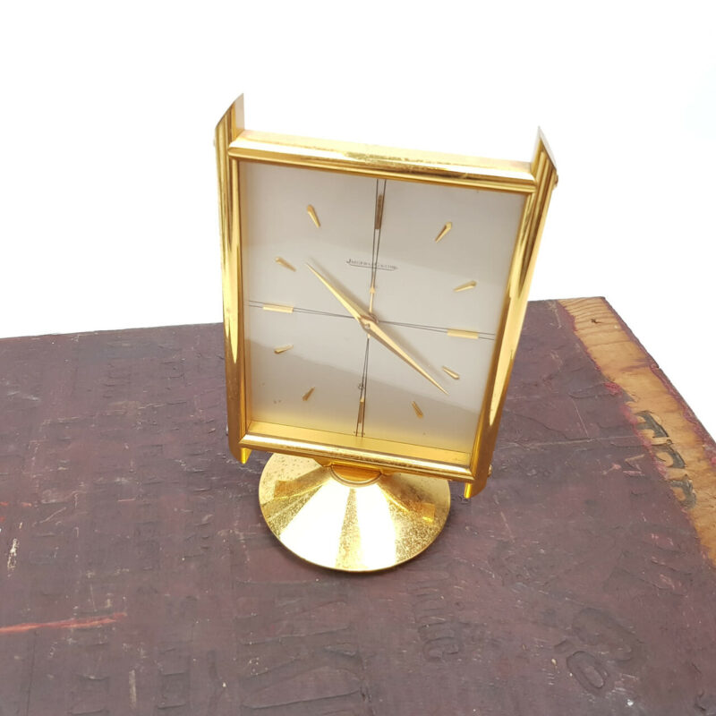 JAEGER LECOULTRE 8 DAY DESK CLOCK #52292