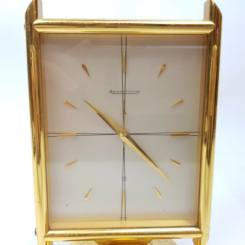 JAEGER LECOULTRE 8 DAY DESK CLOCK #52292