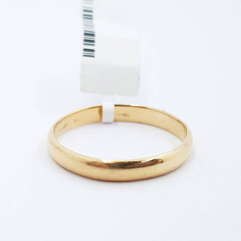 18ct Yellow Gold Ring Band Size Y #1934